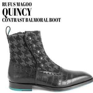 John Fluevog Rufus Magoo Quincy Contrast Balmoral Boots